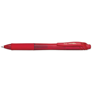 ESPENBL107B - Energel-X Retractable Roller Gel Pen, .7mm, Red Barrel-ink, Dozen