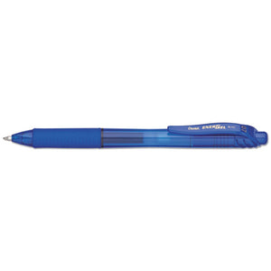ESPENBL107C - Energel-X Retractable Roller Gel Pen, .7mm, Blue Barrel-ink, Dozen