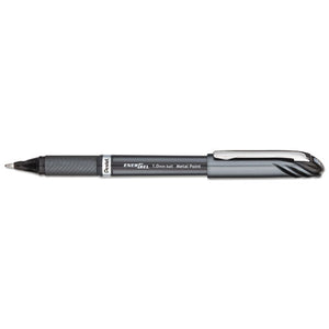 ESPENBL30A - Energel Nv Liquid Gel Pen, 1mm, Black Barrel, Black Ink, Dozen