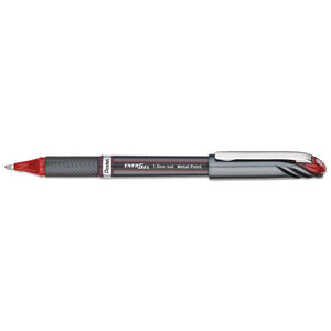ESPENBL30B - Energel Nv Liquid Gel Pen, 1mm, Red Barrel, Red Ink, Dozen