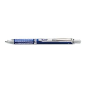 ESPENBL407CA - Energel Alloy Rt Retractable Liquid Gel Pen, .7mm, Blue Barrel, Black Ink
