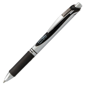 ESPENBL77A - Energel Rtx Retractable Liquid Gel Pen, .7mm, Black-gray Barrel, Black Ink