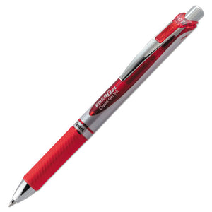 ESPENBL77B - Energel Rtx Retractable Liquid Gel Pen, .7mm, Black-gray Barrel, Red Ink