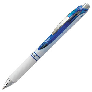 ESPENBL77PWC - Energel Rtx Retractable Liquid Gel Pen, .7mm, White-blue Barrel, Blue Ink