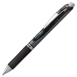 ESPENBL80A - Energel Rtx Retractable Liquid Gel Pen, 1 Mm, Black-gray Barrel, Black Ink