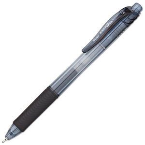 ESPENBLN105A - Energel-X Retractable Roller Gel Pen, .5mm, Black Barrel-ink, Dozen