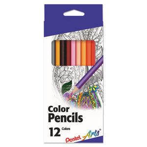 Color Pencils, 1.98 Mm, H (#3), Assorted Lead-barrel Colors, Dozen
