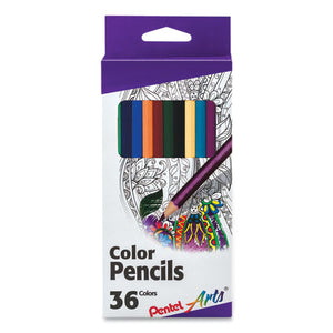 Color Pencils, 1.98 Mm, H (#3), Assorted Lead-barrel Colors, 36-pack
