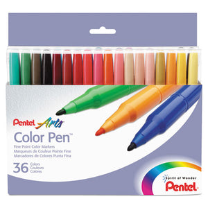 ESPENS36036 - Fine Point Color Pen Set, 36 Assorted Colors, 36-set
