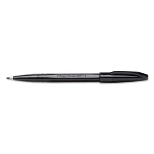 ESPENS520A - Sign Pen Fine Point Color Marker, Bullet Tip, .7mm, Black Barrel-ink, Dozen