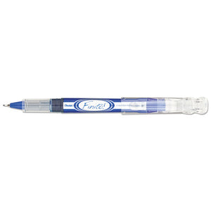 ESPENSD98C - Finito! Porous Point Pen, .4mm, Blue-silver Barrel, Blue Ink