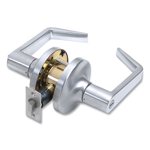 Heavy Duty Commercial Privacy Lever Lockset, Satin Chrome Finish