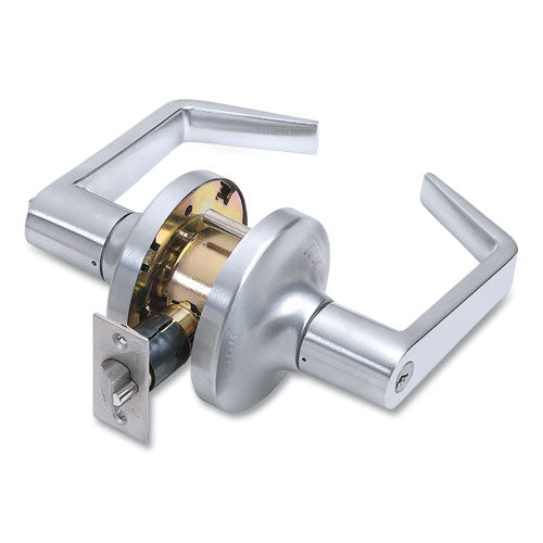 Heavy Duty Commercial Intruder Lever Lockset, Satin Chrome Finish