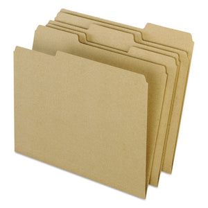 ESPFX04342 - EARTHWISE BY PENDAFLEX RECYCLED FILE FOLDERS, 1-3 TOP TAB, LTR, NATURAL, 100-BOX