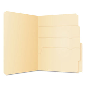 ESPFX10770 - Divide It Up File Folder, Multi Section, 1-2 Cut Tab, Letter, Manila, 24 Pack