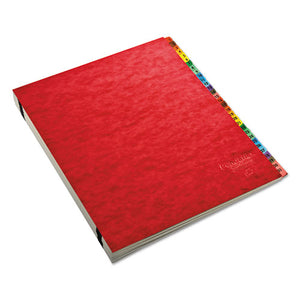 ESPFX11014 - Expanding Desk File, 1-31, Letter, Acrylic-Coated Pressboard, Red