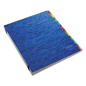 ESPFX11015 - Expanding Desk File, A-Z, Letter, Acrylic-Coated Pressboard, Blue