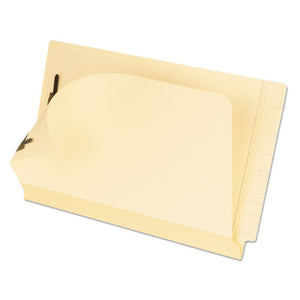 ESPFX13220 - Laminated Spine End Tab Folder With 2 Fasteners, 11 Pt Manila, Legal, 50-box