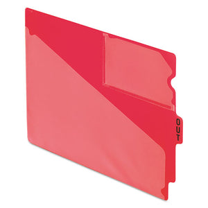 ESPFX13541 - End Tab Poly Out Guides, Center "out" Tab, Letter, Red, 50-box