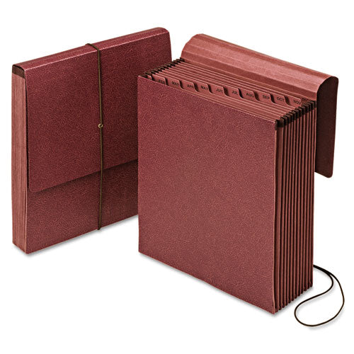 ESPFX14005 - Vertical Indexed Expanding File, Jan-Dec., 12 Pockets, Letter, Redrope