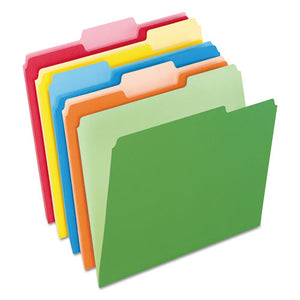 ESPFX15213ASST - Colored File Folders, 1-3 Cut Top Tab, Letter, Assorted Colors, 100-box