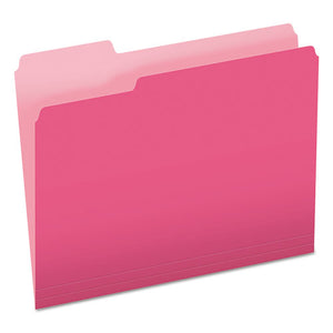 ESPFX15213PIN - Colored File Folders, 1-3 Cut Top Tab, Letter, Pink-light Pink, 100-box