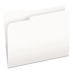 ESPFX15213WHI - Colored File Folders, 1-3 Cut Top Tab, Letter, White, 100-box