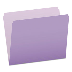 ESPFX152LAV - Colored File Folders, Straight Top Tab, Letter, Lavender-light Lavender, 100-box