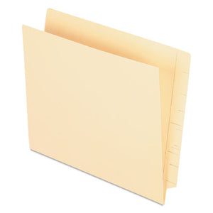 ESPFX16650 - Manila End Tab Pocket Folders, Straight Tab, Two-Ply, Letter, Manila, 50-box