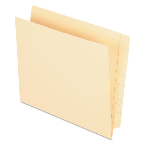 ESPFX16650 - Manila End Tab Pocket Folders, Straight Tab, Two-Ply, Letter, Manila, 50-box