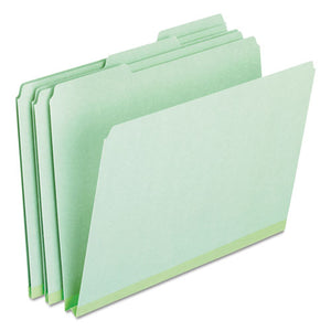 ESPFX17167 - Pressboard Expanding File Folders, 1-3 Cut Top Tab, Letter, Green, 25-box