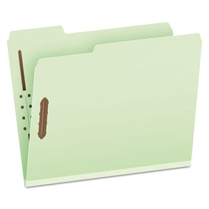 ESPFX17178 - Pressboard Folders, 2 Fasteners, 1" Expansion, 1-3 Tab, Letter, Green, 25-box