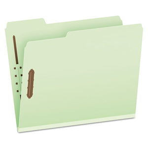 ESPFX17181 - Pressboard Folders, 2 Fasteners, 2" Expansion, 1-3 Tab, Letter, Green, 25-box
