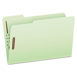 ESPFX17186 - Pressboard Folders, 2 Fasteners, 2" Expansion, 1-3 Tab, Legal, Green, 25-box