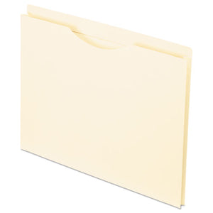 ESPFX22100 - Reinforced Top Tab File Jacket, 1 Inch Expansion, Letter, Manila, 50-box
