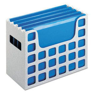 ESPFX23054 - Desktop File W-hanging Folders, Letter, Plastic, 12 1-4 X 6 X 9 1-2, Granite