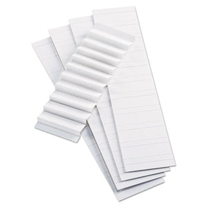 ESPFX242 - Blank Inserts For 42 Series Hanging File Folders, 1-5 Tab, 2", White, 100-pack