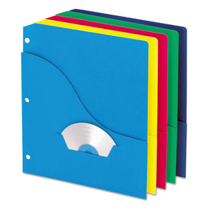 ESPFX32900 - Pocket Project Folders, 3 Holes, Letter, Five Colors, 10-pack