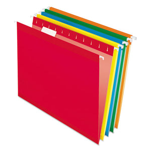 ESPFX415215ASST - Reinforced Hanging Folders, 1-5 Tab, Letter, Assorted, 25-box