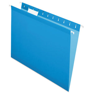 ESPFX415215BLU - Reinforced Hanging Folders, 1-5 Tab, Letter, Blue, 25-box