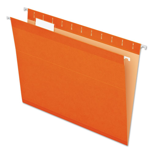 ESPFX415215ORA - Reinforced Hanging Folders, 1-5 Tab, Letter, Orange, 25-box