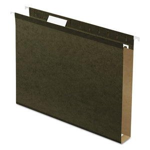 ESPFX4152X1 - Reinforced 1" Extra Capacity Hanging Folders, Letter, Standard Green, 25-box