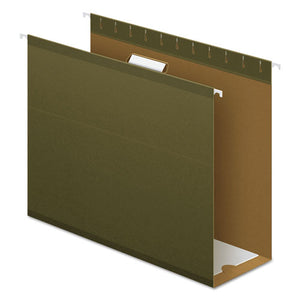 ESPFX4152X4 - Reinforced 4" Extra Capacity Hanging Folders, Letter, Standard Green, 25-box