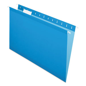 ESPFX415315BLU - Reinforced Hanging Folders, 1-5 Tab, Legal, Blue, 25-box