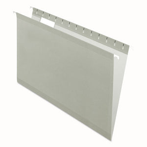 ESPFX415315GRA - Reinforced Hanging Folders, 1-5 Tab, Legal, Gray, 25-box