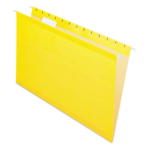 ESPFX415315YEL - Reinforced Hanging Folders, 1-5 Tab, Legal, Yellow, 25-box