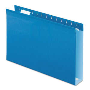 ESPFX4153X2BLU - Reinforced 2" Extra Capacity Hanging Folders, 1-5 Tab, Legal, Blue, 25-box