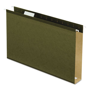 ESPFX4153X2 - Reinforced 2" Extra Capacity Hanging Folders, Legal, Standard Green, 25-box