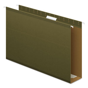 ESPFX4153X3 - Reinforced 3" Extra Capacity Hanging Folders, Legal, Standard Green, 25-box