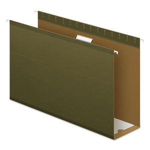 ESPFX4153X4 - Reinforced 4" Extra Capacity Hanging Folders, Legal, Standard Green, 25-box